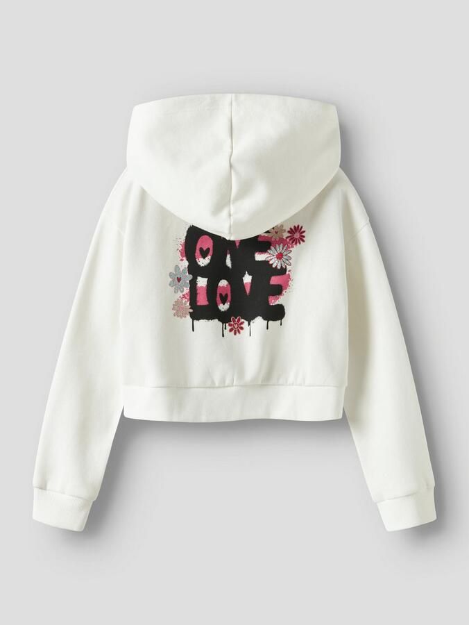 Name It Hoodie NKFKORY LS CROP BOXY SWE WH BRU PS NOOS - Foto 5