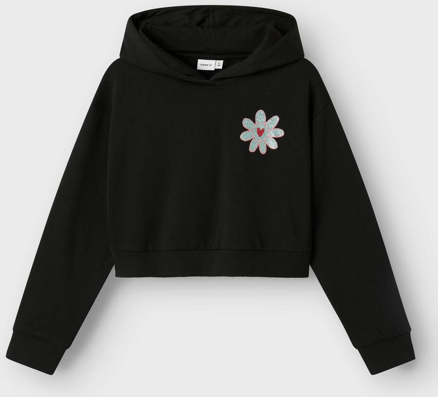 Name It Hoodie NKFKORY LS CROP BOXY SWE WH BRU PS NOOS - Foto 2