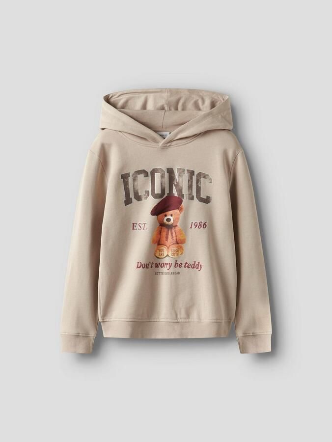 Name It Hoodie NKFRYCCA LS NREG SWEAT WH BRU BOX - Foto 3