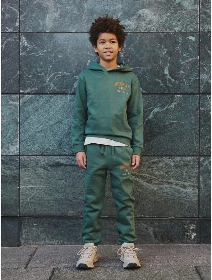 Name It Hoodie NKMNEWI LS NREG SWEAT WH BRU - Foto 2