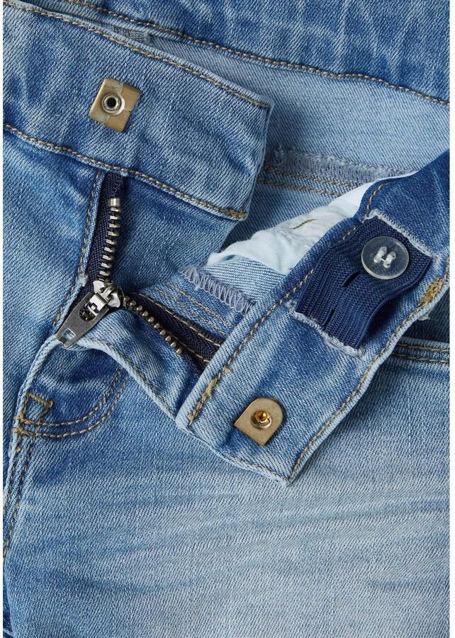 Name it KIDS regular fit jeans short NKFSALLI stonewashed Denim short Blauw Meisjes Stretchdenim 110 - Foto 11