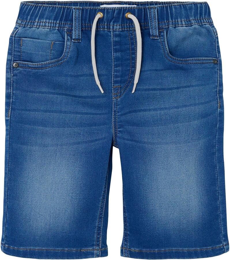 Name It Jeansshort NKMRYAN JOGGER DNM L SHOR Katoenmix elastische manchet verstelbaar - Foto 3