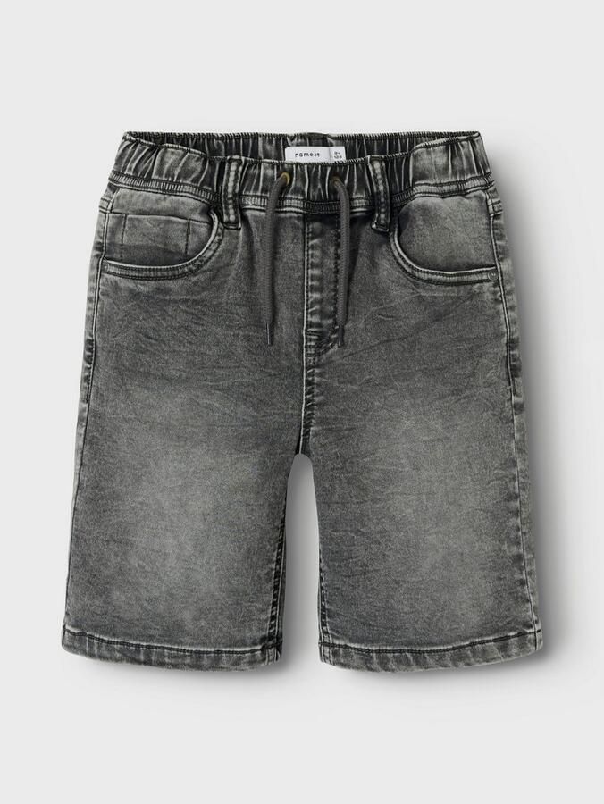 Name It Jeansshort NKMRYAN JOGGER DNM L SHOR Katoenmix elastische manchet verstelbaar - Foto 5