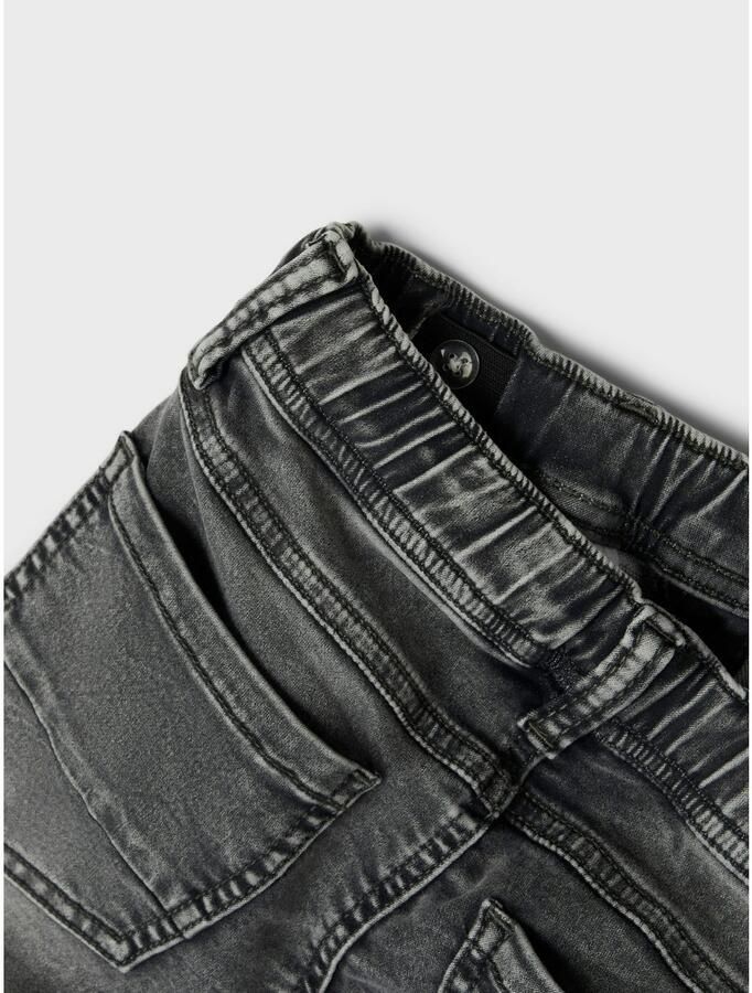 Name It Jeansshort NKMRYAN JOGGER DNM L SHOR Katoenmix elastische manchet verstelbaar
