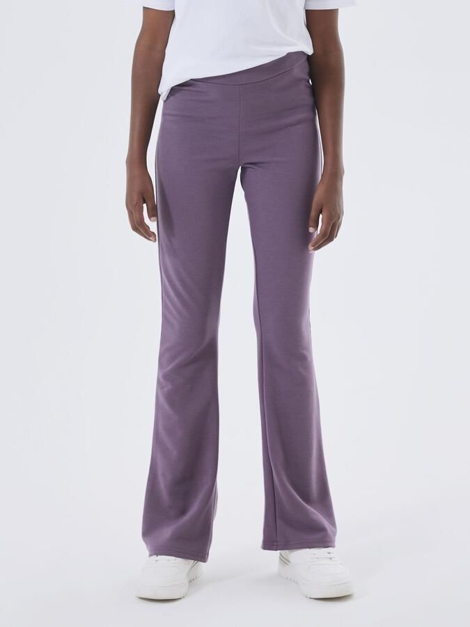 Name It Jerseybroek NKFFRIKKALI voor meisjes met uitlopende pijpen en viscose - Foto 5