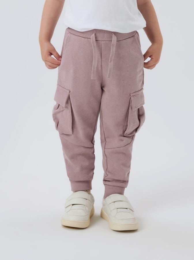 Name It Joggingbroek NMNOLI voor unisex met elastische tailleband en eenvoudige look - Foto 4