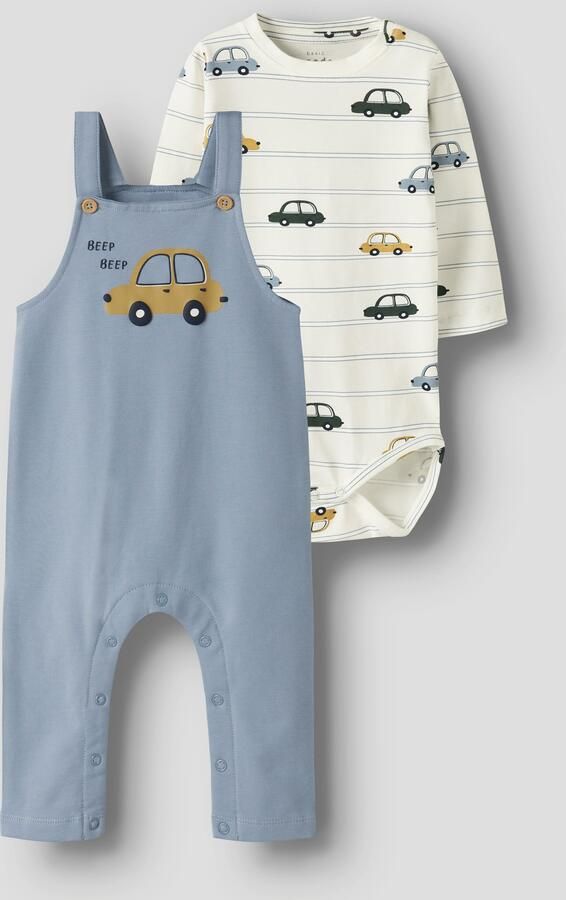 Name It Jumpsuit NBMVONNE SWEAT OVERALL BOX BRU SET (set 2-delig) - Foto 3