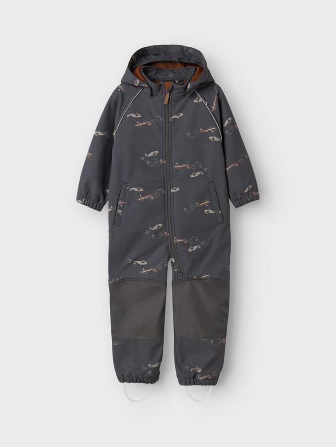 Name It Jumpsuit NMMALFA08 SOFTSHELL SUIT AOP 1FO NOOS met decoratieve en reflecterende details - Foto 4