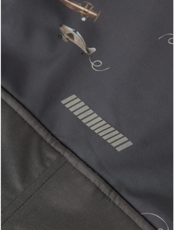 Name It Jumpsuit NMMALFA08 SOFTSHELL SUIT AOP 1FO NOOS met decoratieve en reflecterende details