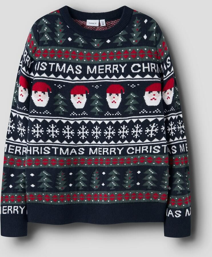 Name It Kersttrui NKNRASTOKKA LS KNIT