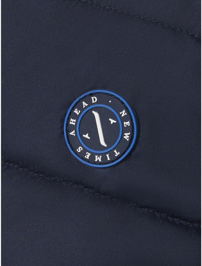 Name it KIDS bodywarmer NKMMYLANE donkerblauw Jongens Gerecycled polyester Opstaande kraag 176 - Foto 3