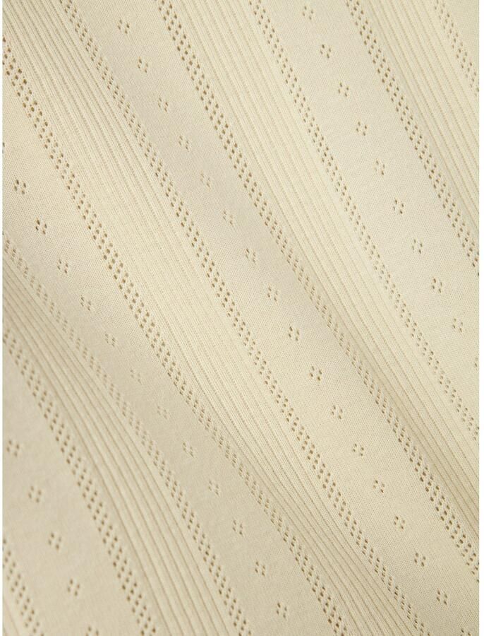 Name It Lange top NMFJULIA LS SLIM TOP NOOS met geweldige volant op de schouder en in het schattige ajourbreisel-design - Foto 2