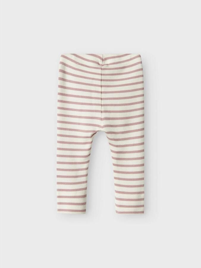 Name it BABY gestreepte broek NBNBANI roze ecru Jongens Katoen Streep 104 - Foto 6