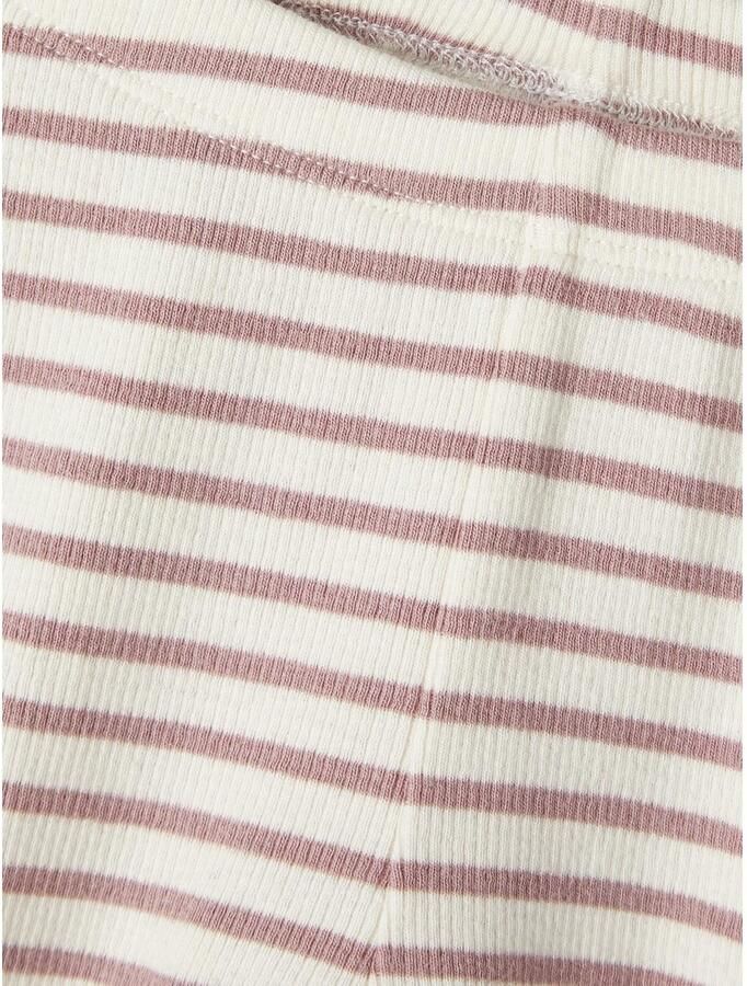 Name it BABY gestreepte broek NBNBANI roze ecru Jongens Katoen Streep 104 - Foto 3