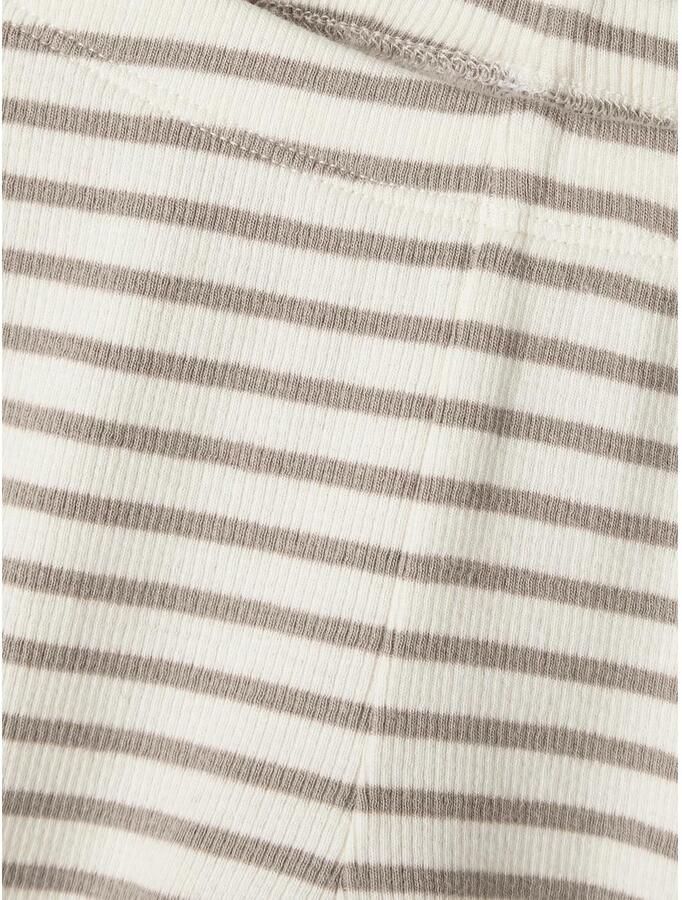 Name it BABY gestreepte romper NBNBANI beige ecru Jongens Katoen Ronde hals 50 - Foto 7