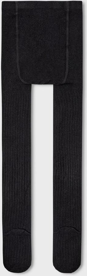 Name it KIDS maillot NKFPANTYHOSE met glitters zwart Meisjes Viscose Effen 110 116 - Foto 3