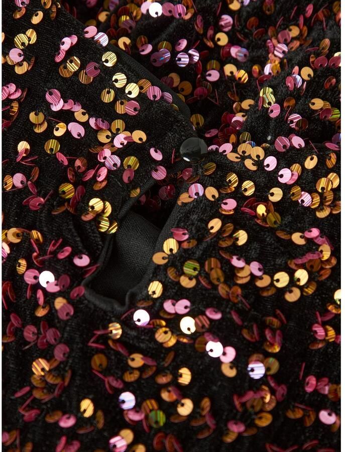 Name It Mini-jurk NKFRUNICA SS TUNIC met glinsterende pailletten