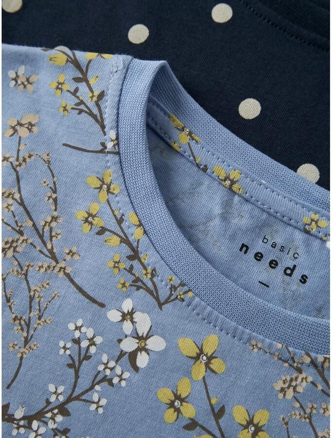 Name It Mini-jurk NKFVIGGA 2P CAPSL DRESS (set 2-delig)