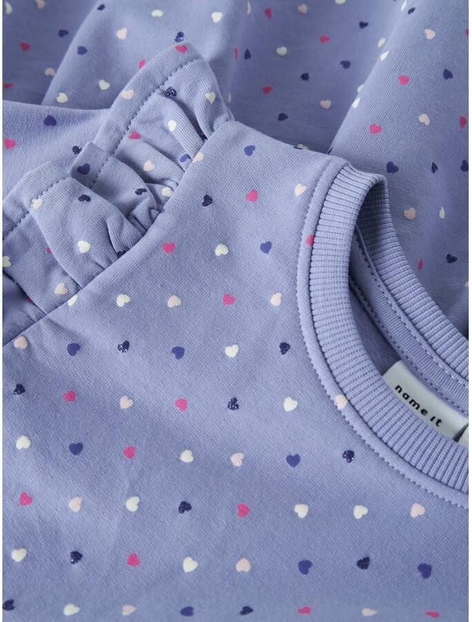 Name It Mini-jurk NMFOEANA LS SWE DRESS BRU PB - Foto 2