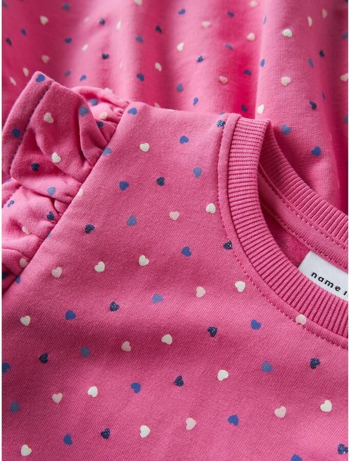 Name It Mini-jurk NMFOEANA LS SWE DRESS BRU PB - Foto 2