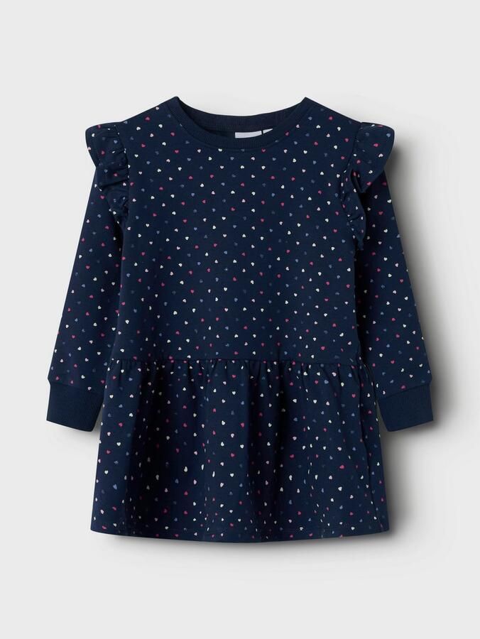 Name It Mini-jurk NMFOEANA LS SWE DRESS BRU PB - Foto 2