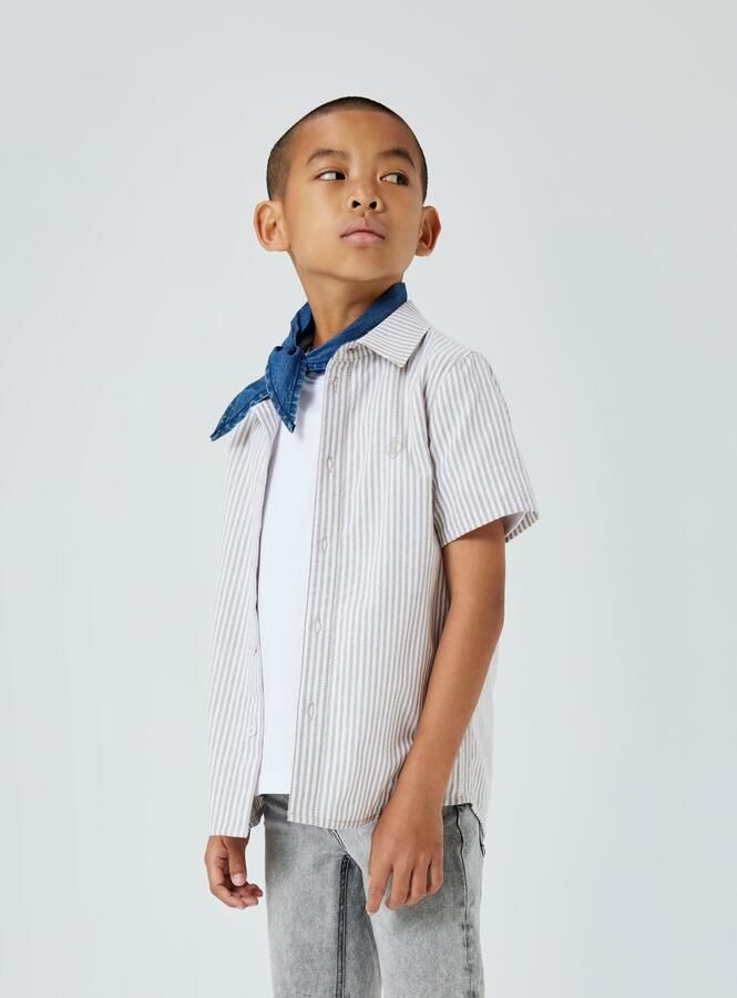 Name It Overhemd met korte mouwen NKMNEWSA SS SHIRT NOOS Katoen normaal gesneden - Foto 6