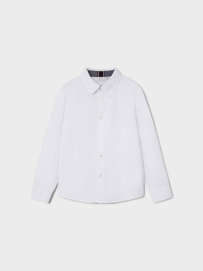 Name It Overhemd met lange mouwen NKMNEWSA voor jongens met knoopsluiting en katoencomfort - Foto 4