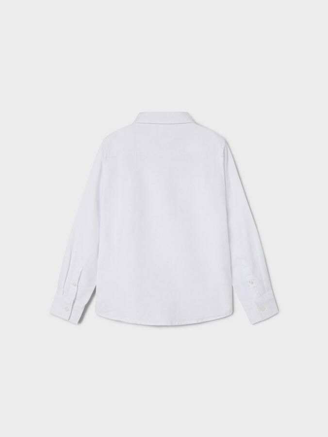 Name It Overhemd met lange mouwen NKMNEWSA voor jongens met knoopsluiting en katoencomfort - Foto 3