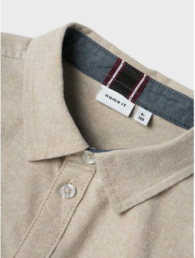 Name It Overhemd met lange mouwen NKMNEWSA voor jongens met knoopsluiting en katoencomfort - Foto 4