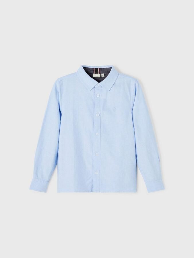 Name It Overhemd met lange mouwen NKMNEWSA voor jongens met knoopsluiting en katoencomfort - Foto 3
