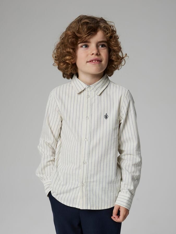 Name It Overhemd met lange mouwen NKMNEWSA voor jongens met knoopsluiting en katoencomfort - Foto 5