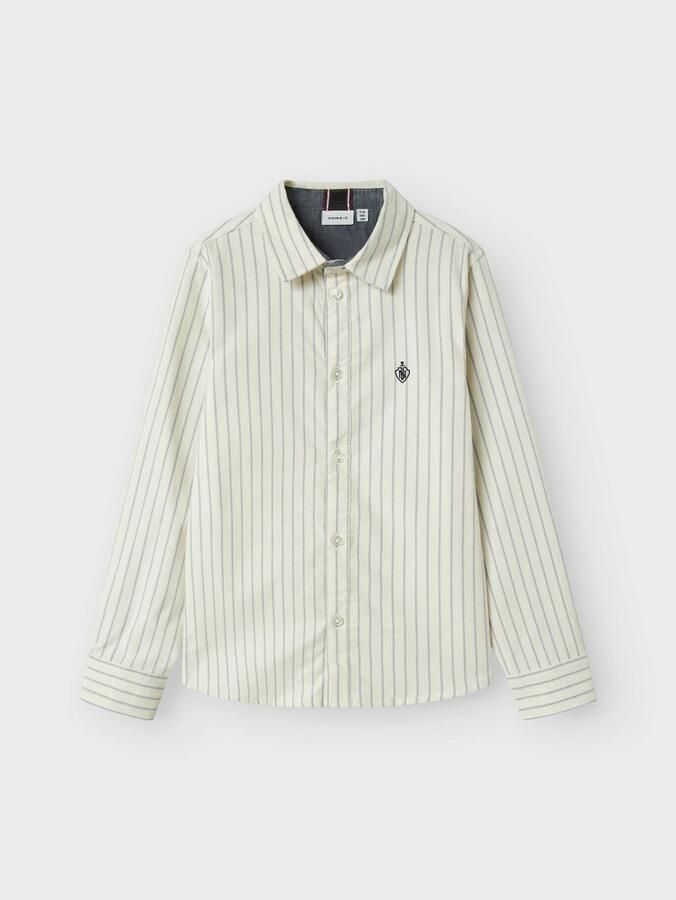 Name It Overhemd met lange mouwen NKMNEWSA voor jongens met knoopsluiting en katoencomfort - Foto 3