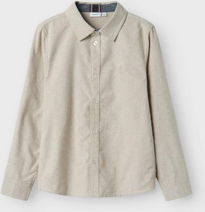 Name It Overhemd met lange mouwen NKMNEWSA voor jongens met knoopsluiting en katoencomfort - Foto 3