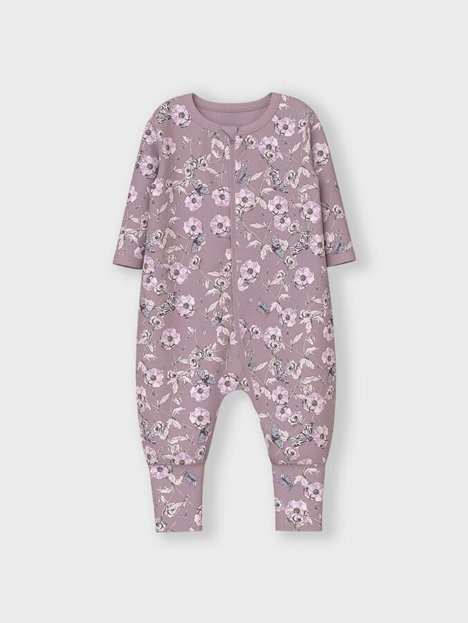 Name it BABY pyjama met all over print set van 2 paars mauve Meisjes Katoen Ronde hals 104 - Foto 4