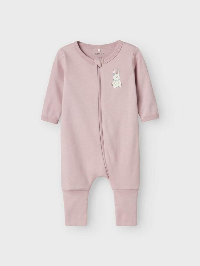 Name It Pyjama NBFNIGHTSUIT 2P ZIP FF SAND RABBIT NOOS - Foto 3