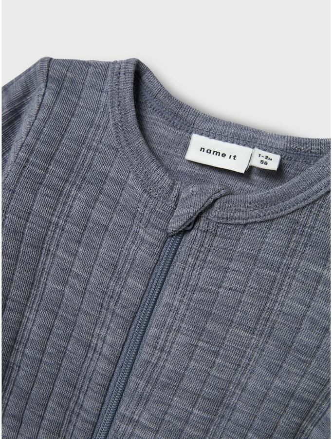 Name It Pyjama NBMWANG WOOL NEEDLE NIGHTSUIT SOLID NOOS