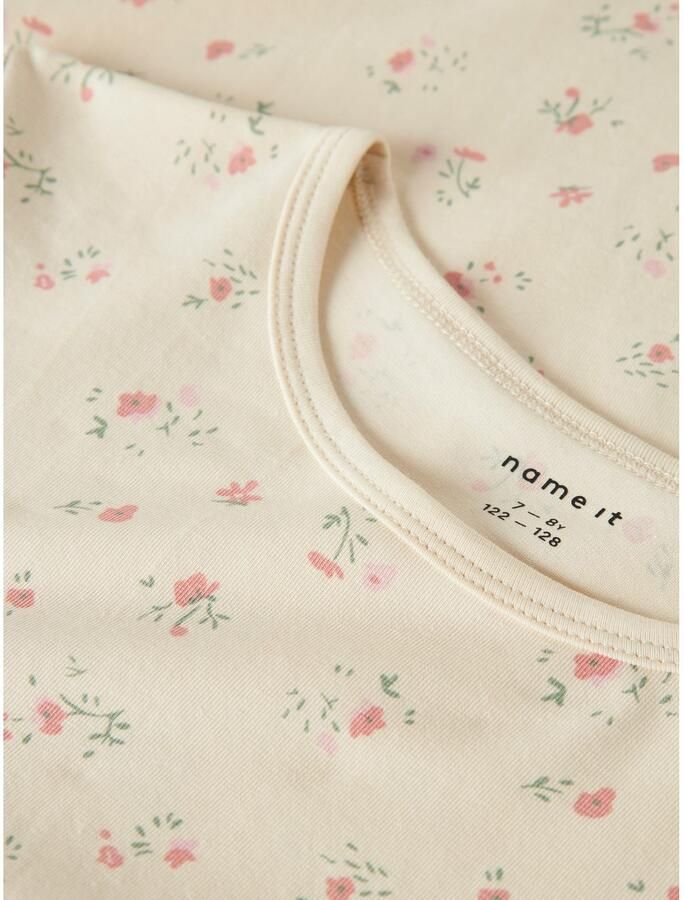 NAME IT KIDS pyjama NKFNIGHTSET FLOWER ecru - Foto 4