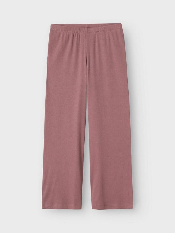 Name it KIDS pyjama met bloemdessin paars mauve Meisjes Stretchkatoen Ronde hals 110 116 - Foto 5