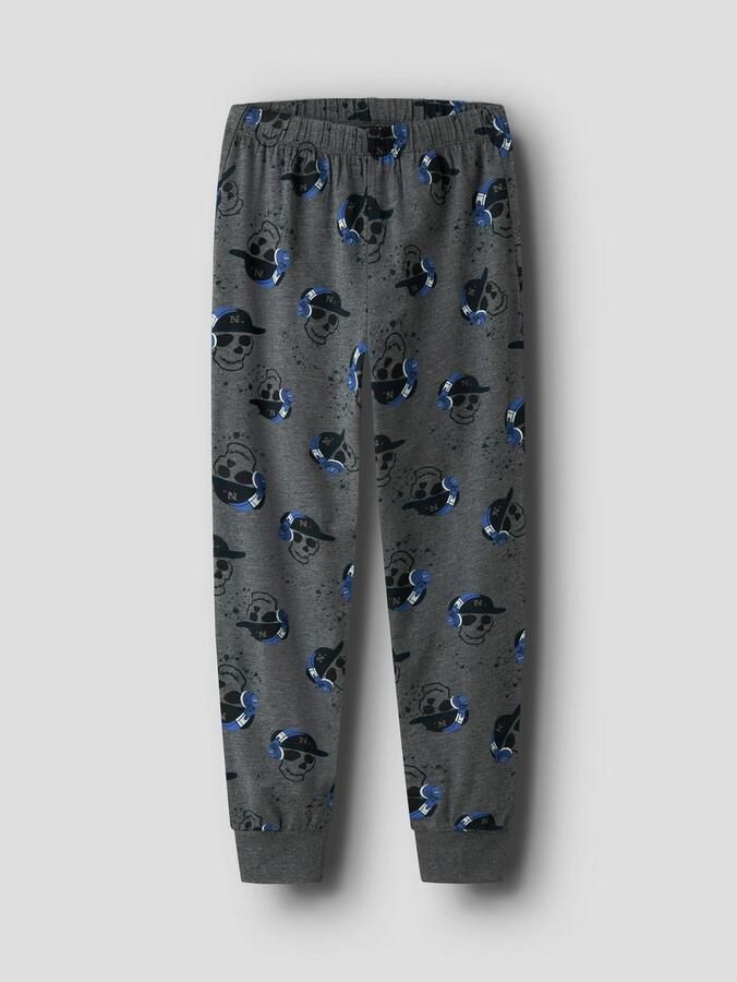 Name It Pyjama NKMNIGHTSET DARK GREY MEL SKULL NOOS (set 2-delig) - Foto 3