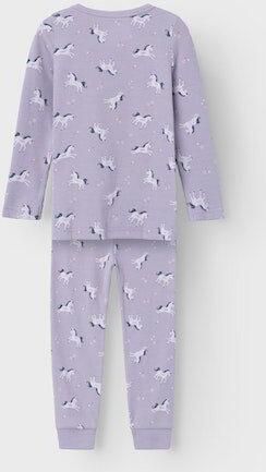 Name it MINI NMFNIGHTSET UNICORN lila Pyjama Paars Meisjes Stretchkatoen Ronde hals 110 116 - Foto 9