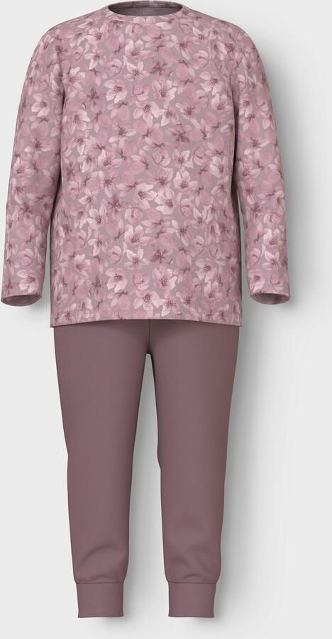 Name It Pyjama NMFNIGHTSET MAUVE FLOWER NOOS met geweldige bloemen-allover in het bovenstuk (set 2-delig) - Foto 4