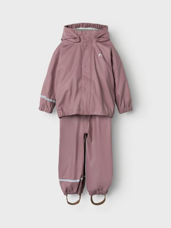 Name It Regenjas NKNDRY10 voor meisjes met regenjas en broek in set (set 2-delig) - Foto 3