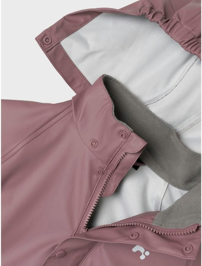 Name It Regenjas NKNDRY10 voor meisjes met regenjas en broek in set (set 2-delig)