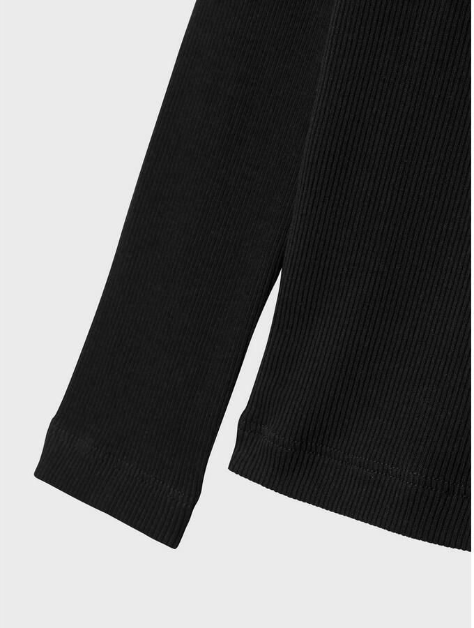 Name It Shirt met lange mouwen NKFNAKAL LS TOP NOOS in basisvorm en licht geribbelde kwaliteit - Foto 3