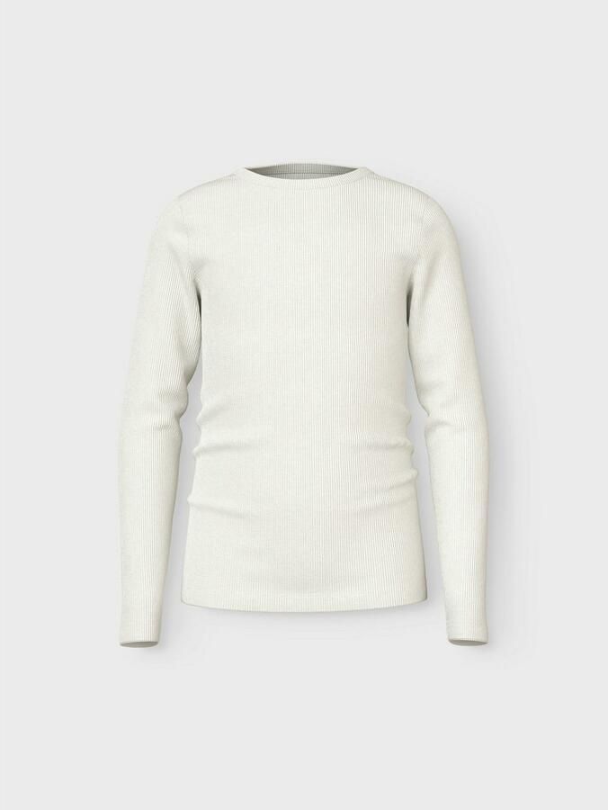 Name It Shirt met lange mouwen NKFNAKAL LS TOP NOOS in basisvorm en licht geribbelde kwaliteit - Foto 4
