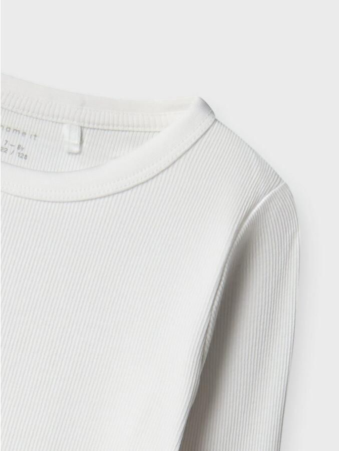 Name It Shirt met lange mouwen NKFNAKAL LS TOP NOOS in basisvorm en licht geribbelde kwaliteit - Foto 3
