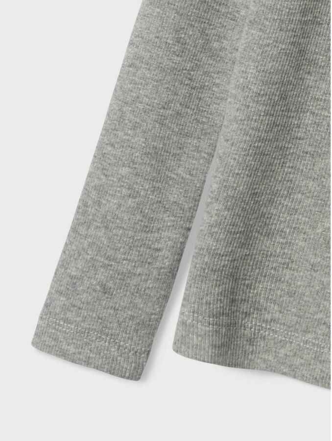 Name It Shirt met lange mouwen NKFNAKAL LS TOP NOOS in basisvorm en licht geribbelde kwaliteit - Foto 4