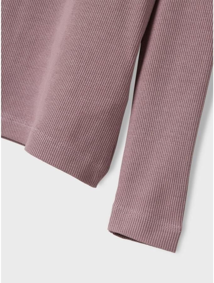 Name It Shirt met lange mouwen NKFNAKAL LS TOP NOOS in basisvorm en licht geribbelde kwaliteit - Foto 2