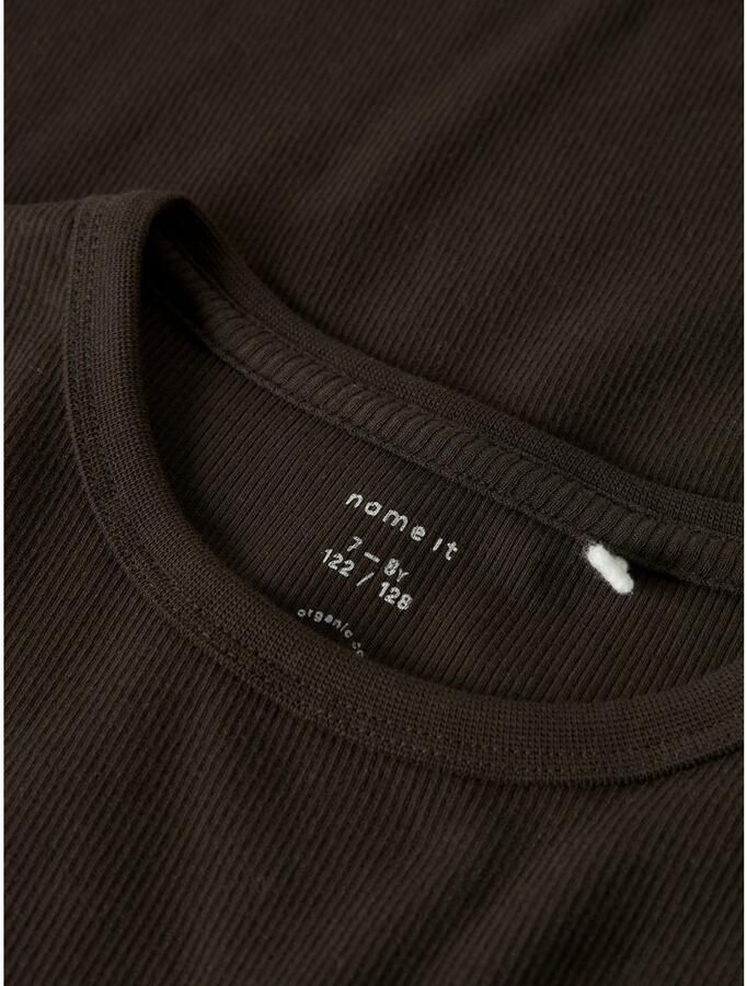 Name It Shirt met lange mouwen NKFNAKAL LS TOP NOOS in basisvorm en licht geribbelde kwaliteit - Foto 3