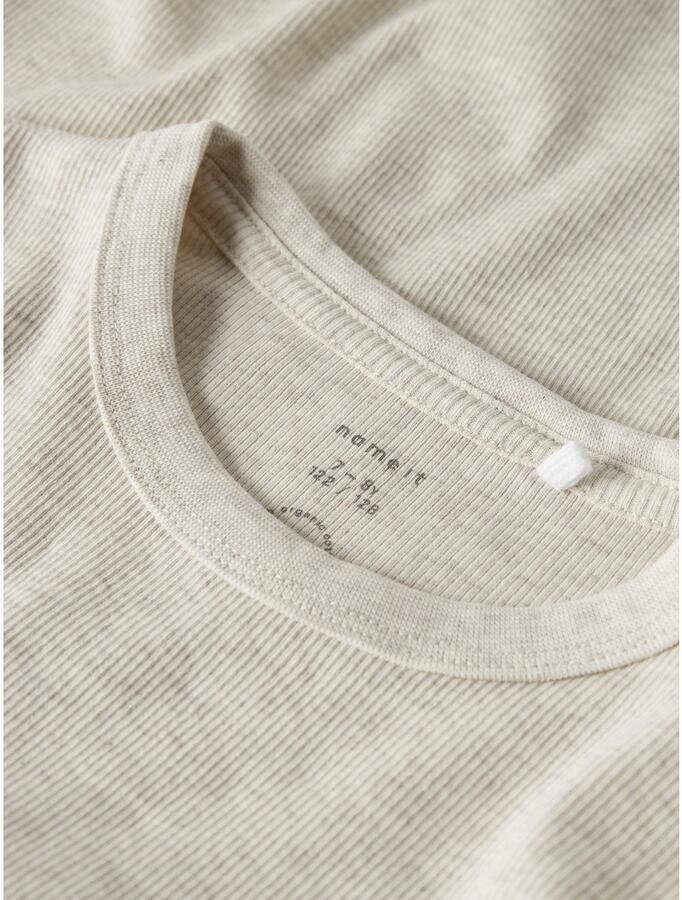 Name It Shirt met lange mouwen NKFNAKAL LS TOP NOOS in basisvorm en licht geribbelde kwaliteit - Foto 2